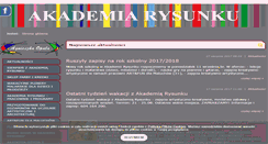 Desktop Screenshot of akademiarysunku.pl